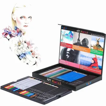 

60 Colors Professional Creative Wooden Paint Pencils Art Supplies Sketch Pencil Set For Painting Drawing Artist Pen 03159