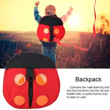 Анти потерянная сумка рюкзак милые жуки Прогулка обучение Божья коровка ребенок Хранитель жгут сумки малыш ремень для детей ребенок с длинным поясом