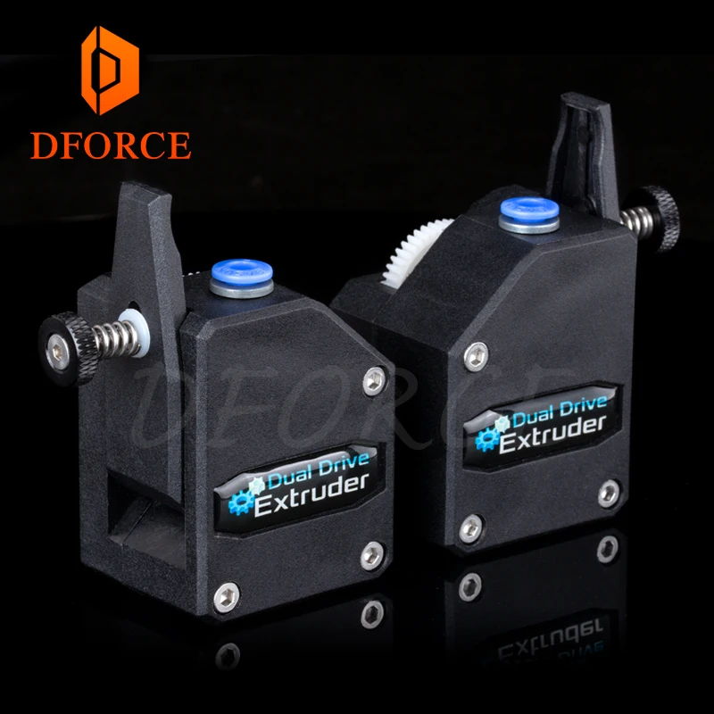 DFORCE левый зеркальный BMG экструдер клонированный Btech Bowden двойной привод для 3d
