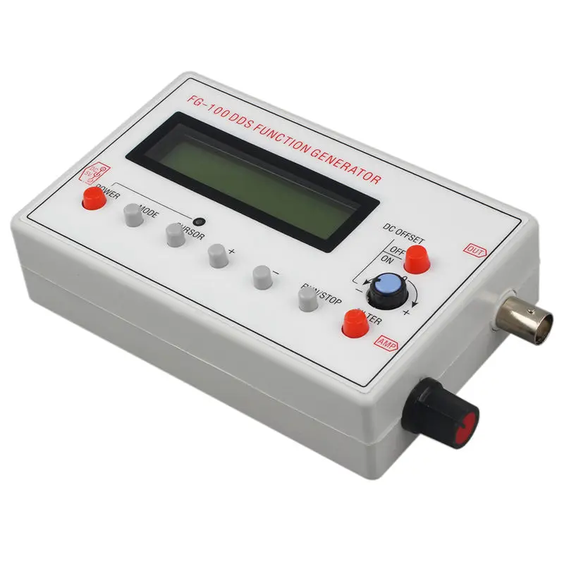 FG 100 DDS функция генератор сигналов счетчик частоты 1 Гц 500 кГц|Генераторы сигнала| |