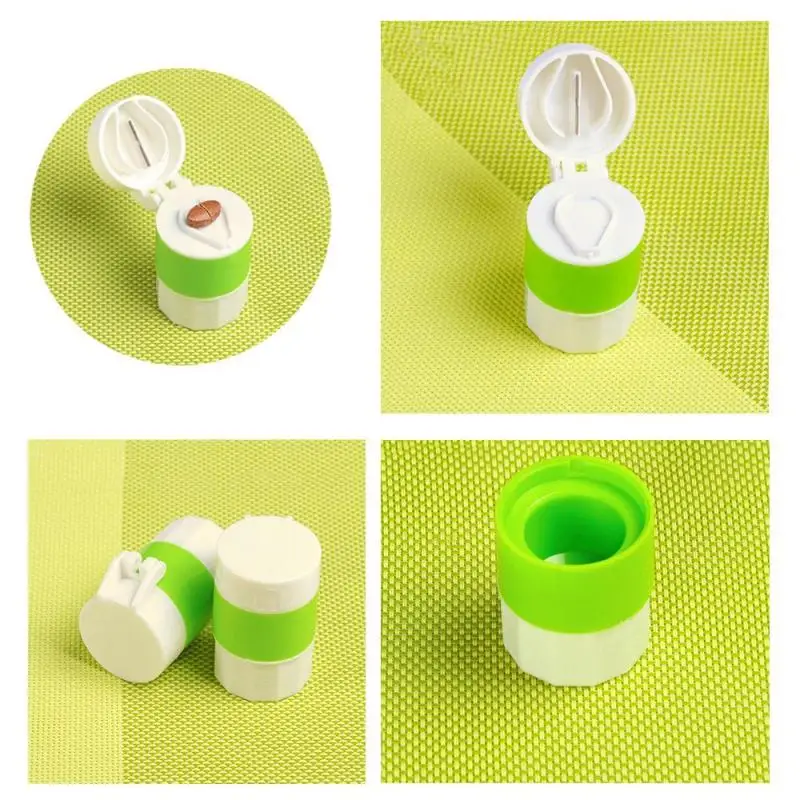 Pill Cutter Medicine Crusher Grinder Splitter Tablet Divider Storage Case 4 Layer Box Cutting Tablets U3 | Красота и здоровье