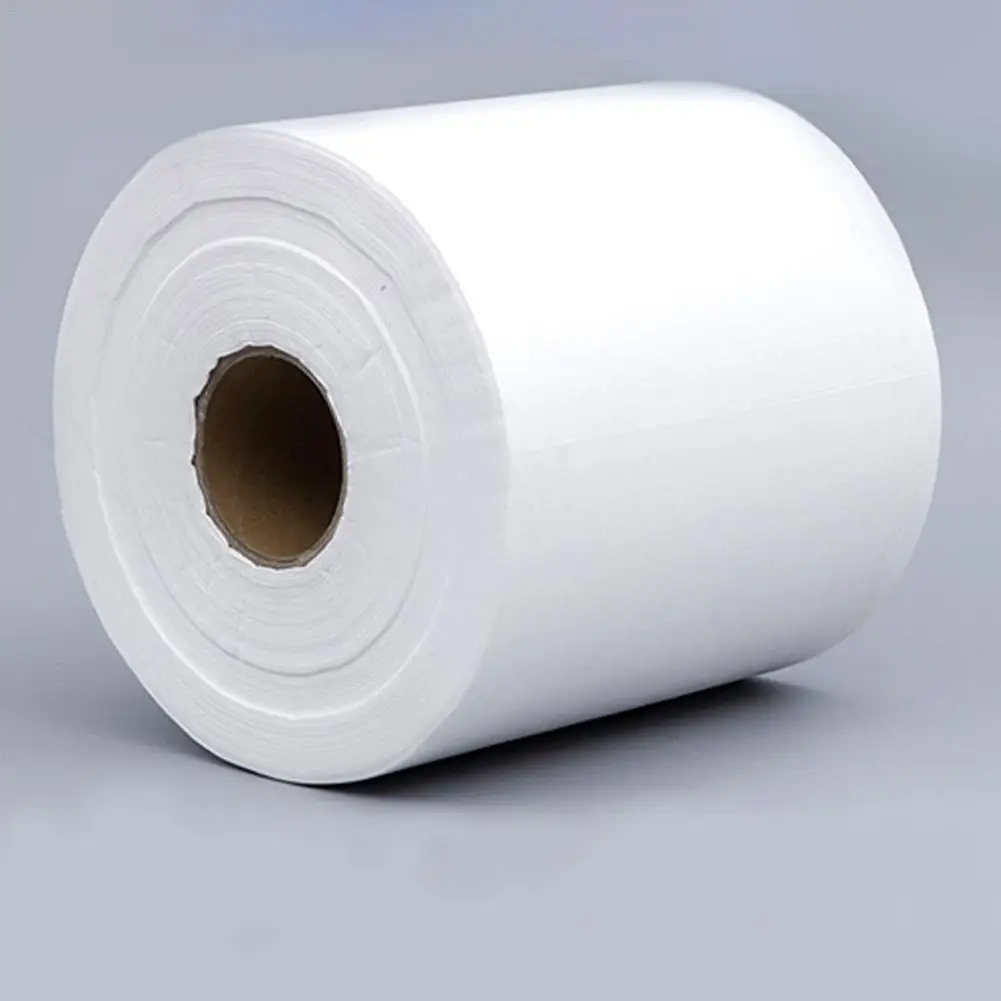 500 Sheets Single Layer White Industrial Dust-free Large Roll Wiping Paper Strong Oil-absorbing Dust White Wiping Paper