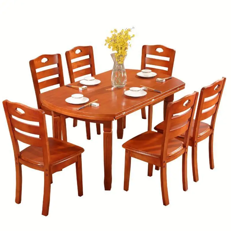 Set Dinning Eet Tafel Tisch Tavolo Da Pranzo Yemek Masasi Sala De Jantar Wooden Round Desk Mesa Comedor Bureau Dining Table