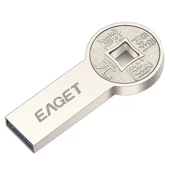 Eaget K80 USB 3,0 High Скорость монолитным Flash Drive китайский древняя монета Кайюань правление Водонепроницаемость ударопрочные