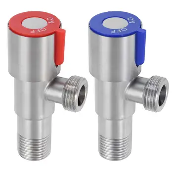 

Stainless Steel Angle Valve Water Tap Faucet for Wash Basin Toilet Kitchen
