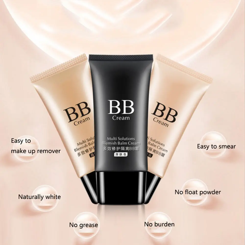 Обнаженная макияж порок увлажняющий bb-крем Жидкий тональный крем консилер изоляции
