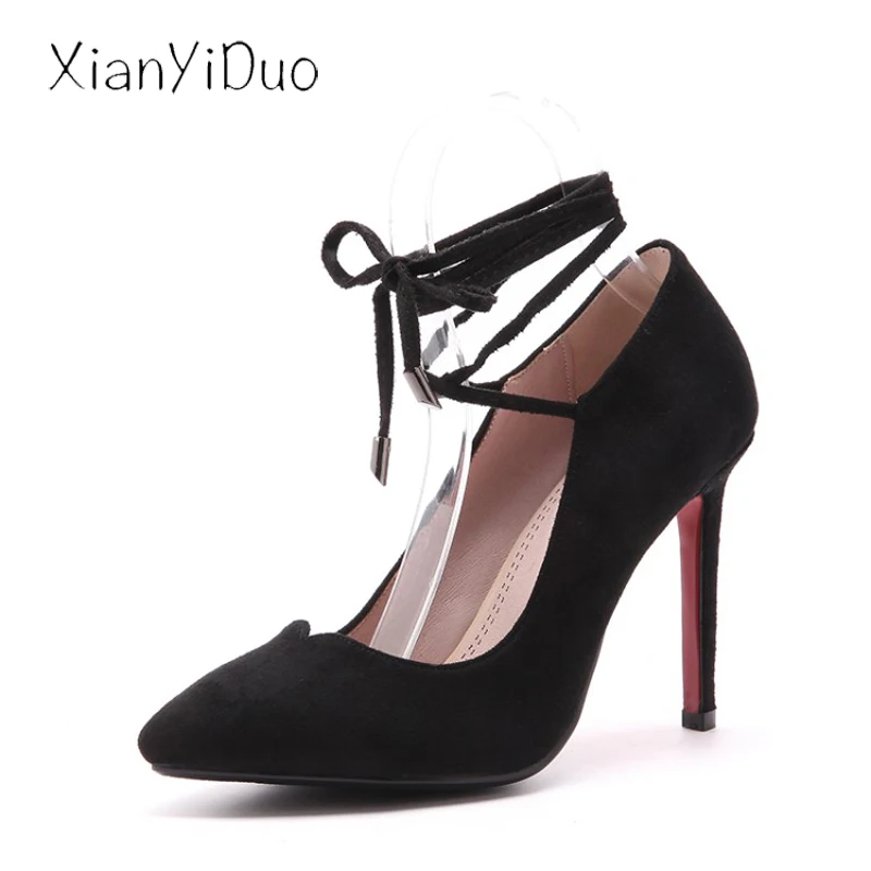 Xianyiduo/весна 2019 пикантные модные женские туфли вечерние лодочки на очень высоком