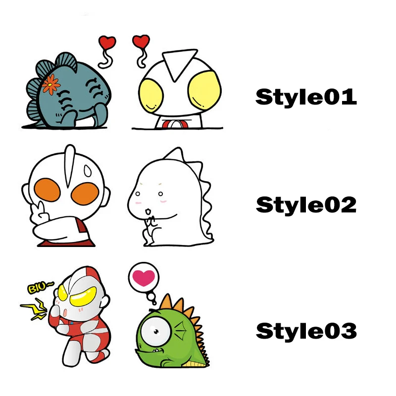 

Lovely Car Sticker Altman is Playing with Monster Sticker for Fridge Motorcycle Auto Closet Suitcase Laptop Kid's Bedroom