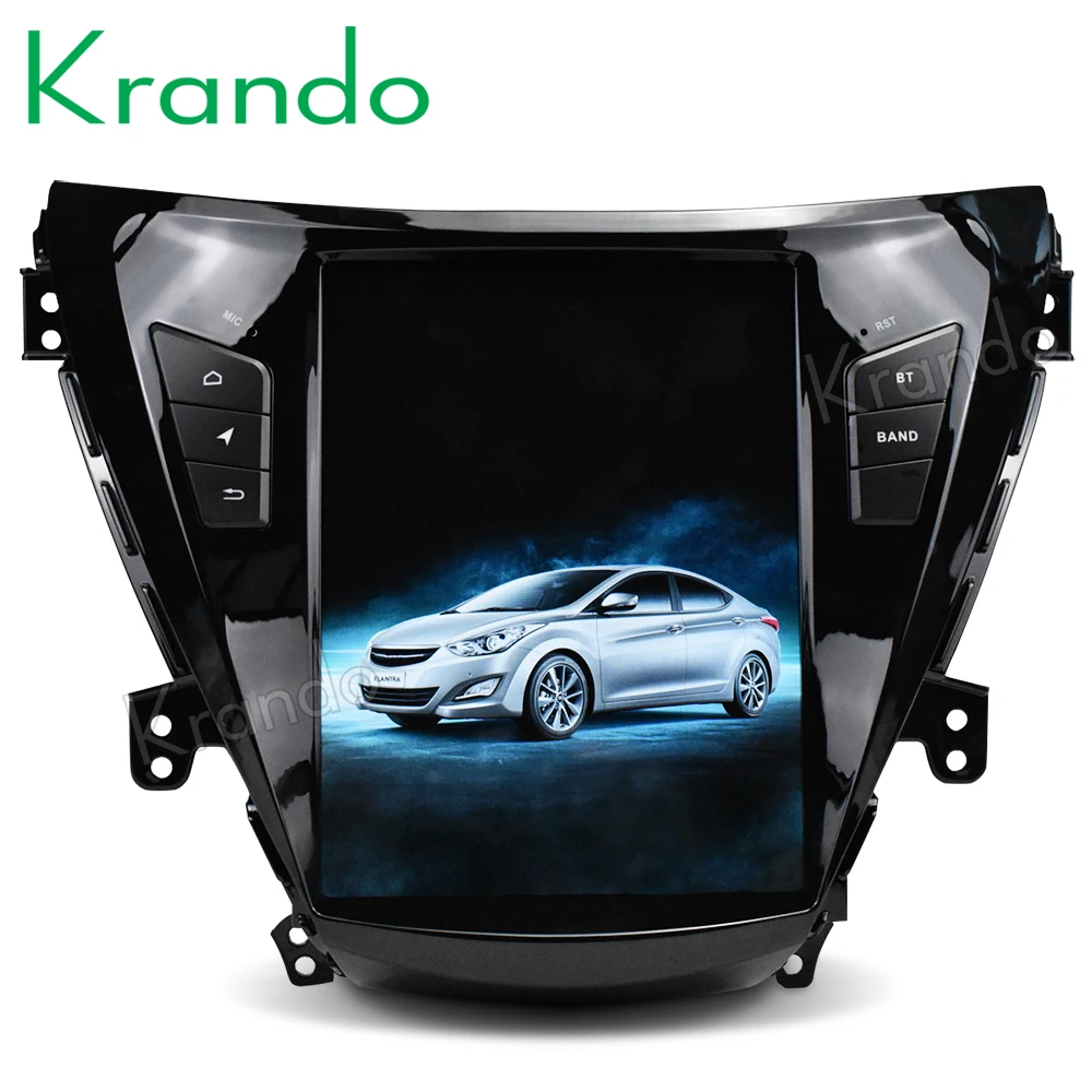 

Krando Android 8.1 10.4" Tesla Vertical car dvd audio player For Hyundai Elantra 2011-2013 gps navigation multimedia play store