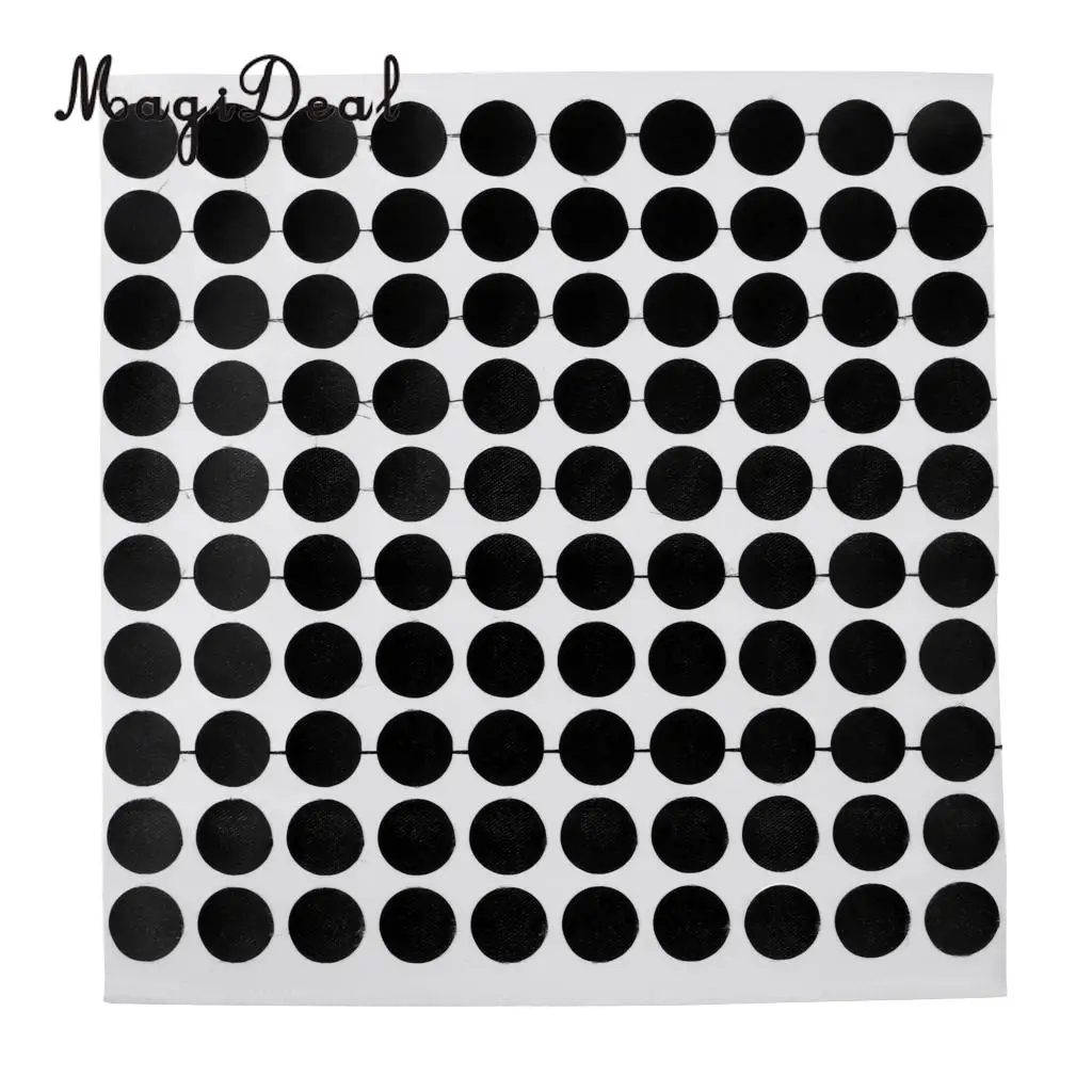 

100 Pieces Snooker Marking Stickers Table Spots Stickers Snooker Accessories (Dots of 100, 1.2 cm) Self Adhesive