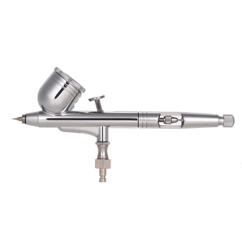 

High Precision Gravity Feed Dual-Action Airbrush Kit Set 0.3mm Nozzle Paint Sprayer Tool Air Brush Gun for Model Art Painting