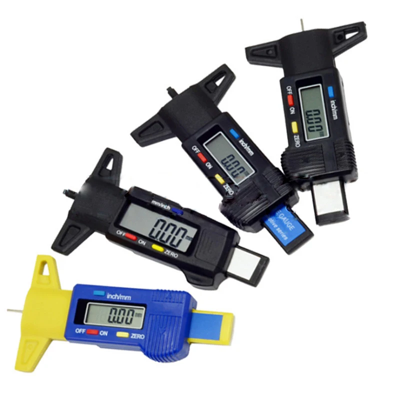 DANIU Auto Car Digital Tire Tread Depth Gauge LCD Tyre tread gauge 0-25mm Measurer Tool Caliper High Quality | Инструменты