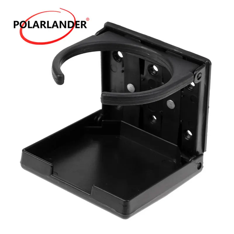 1 PC Black Adjustable Plastic Stand Mount Folding Beverage Cup Drink Holder Universal For Boat