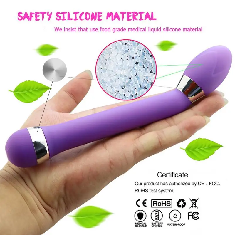 Женский вибратор G Spot ABS массажер для мастурбации вибрирующий AV палка стержень