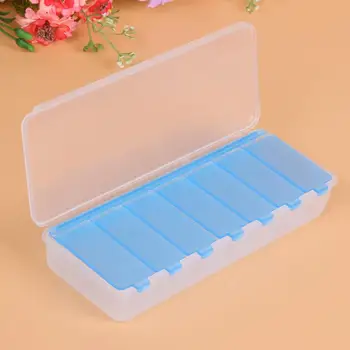

Large 7 Compartment Pill Box Holder Convenient Tablet Storage Travel Case Pill Storage Box Medicine Case Organizer