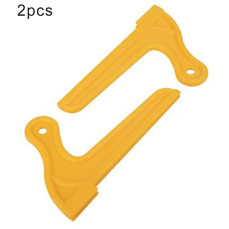 

2 Pcs Router & Table Saw Safety Push Stick V-type Orange Hands Protection Tool
