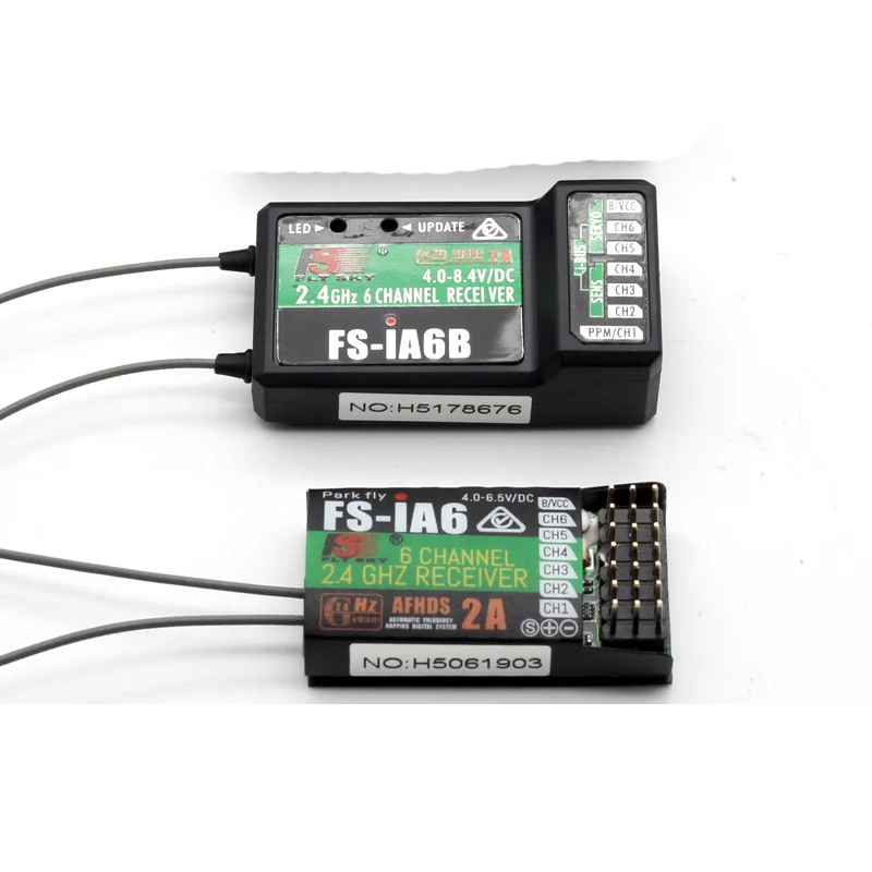 Новый 100% Оригинальный Flysky ia6b ia6 приемник FS IA6/FS IA6B/ 6CH 2 4G двойная антенна RC для I6 FSI6 i4