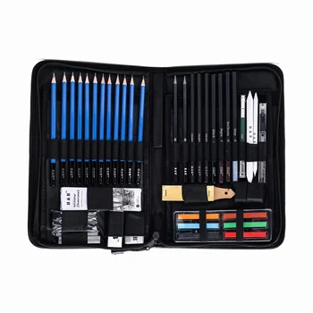 

H&B 48Pcs Pencils Sets Art Supplies Sketch ToolS Professional Drawing Sketching Pencils Kits with Carrying Bag for Art Students