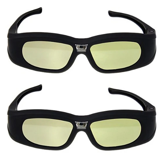 

2X 3D Active Rechargeable Shutter DLP-Link Projector Glasses for BenQ Dell Samsung Optoma Sharp ViewSonic Mitsubishi DLP-Link