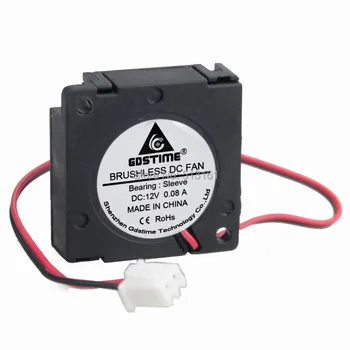 

100 pieces/lots Gdstime 12V 3D Printer Fan 30mm 3cm Blower Fan 30mm x 10mm Sleeve Bearing Blower Cooling Cooler Fan
