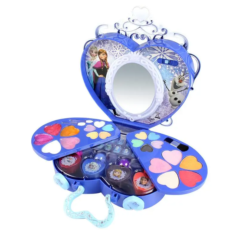 39Pcs Cosmetic Kit for Disney Frozen Magic Mirror Series Makeup Set for Girls Practice Make Up Toy Ornaments 39Pcs Cosmetic Kit for Disney Frozen Magic Mirror Series Makeup Set for Girls Practice Make Up Toy Ornaments