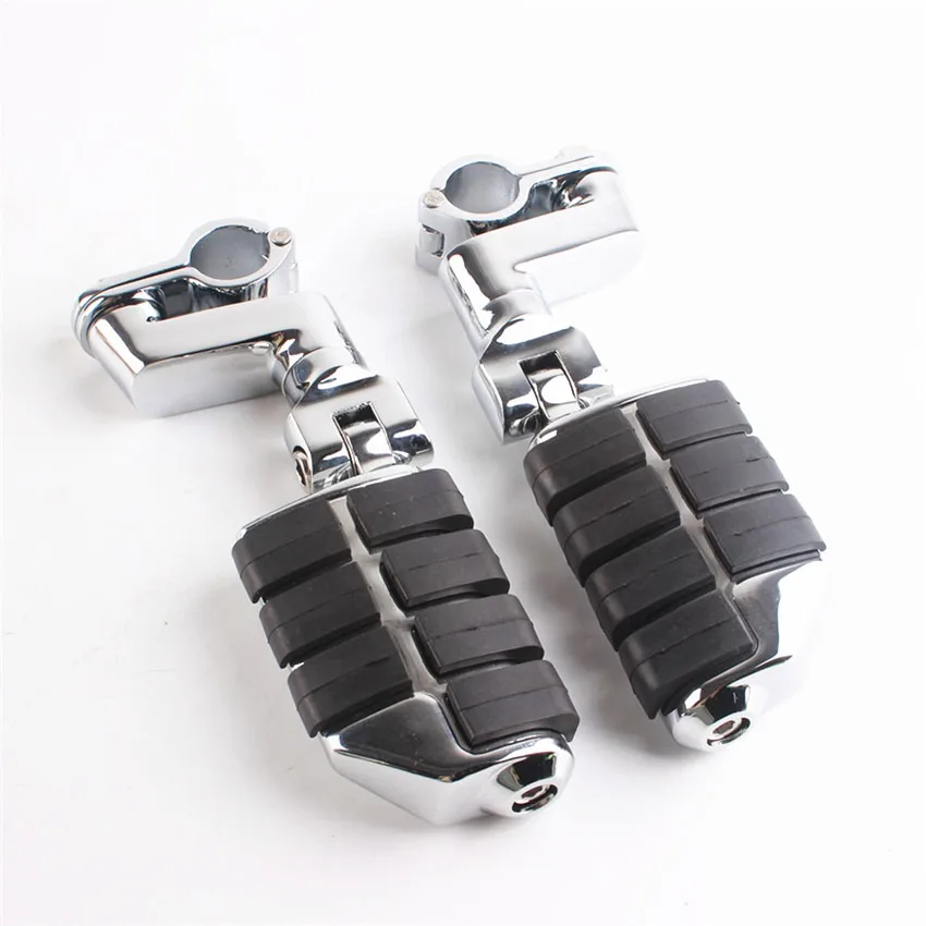 

For Honda GL1800 2002 2003 2004 2005 2006 2007 2008 2009 2010 Motorcycle Chrome Front Footpegs Footrest Pair