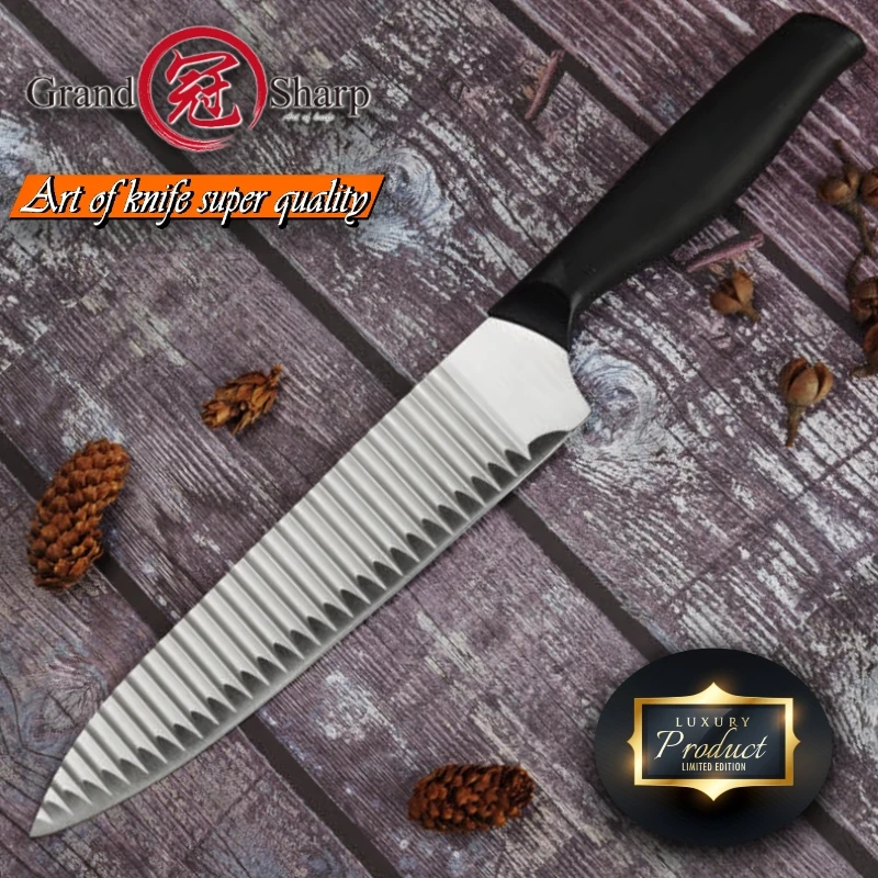Кухонный нож поварские ножи 8 дюймов 420J2 супер качество хирургический класс высокоуглеродистая Нержавеющая сталь хром профессиональная кухня