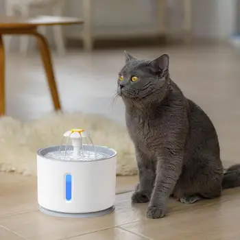

Automatic Cat Dog USB Electric Water Fountain 2.4L Pet Drinking Dispenser Pet Bowl Drinking Water Dispenser