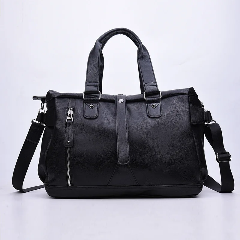 

Vintage Men Briefcases Genuine Leather Male Shoulder Bags Casual Messenger Men Crossbody Bag Travel Bag Bolsa Masculina