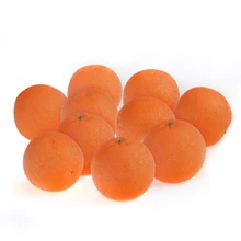 5 шт./лот моделирование фрукты искусственные поддельные пены оранжевый модель дома гостиная украшения кухня игрушечные лошадки ручной работы