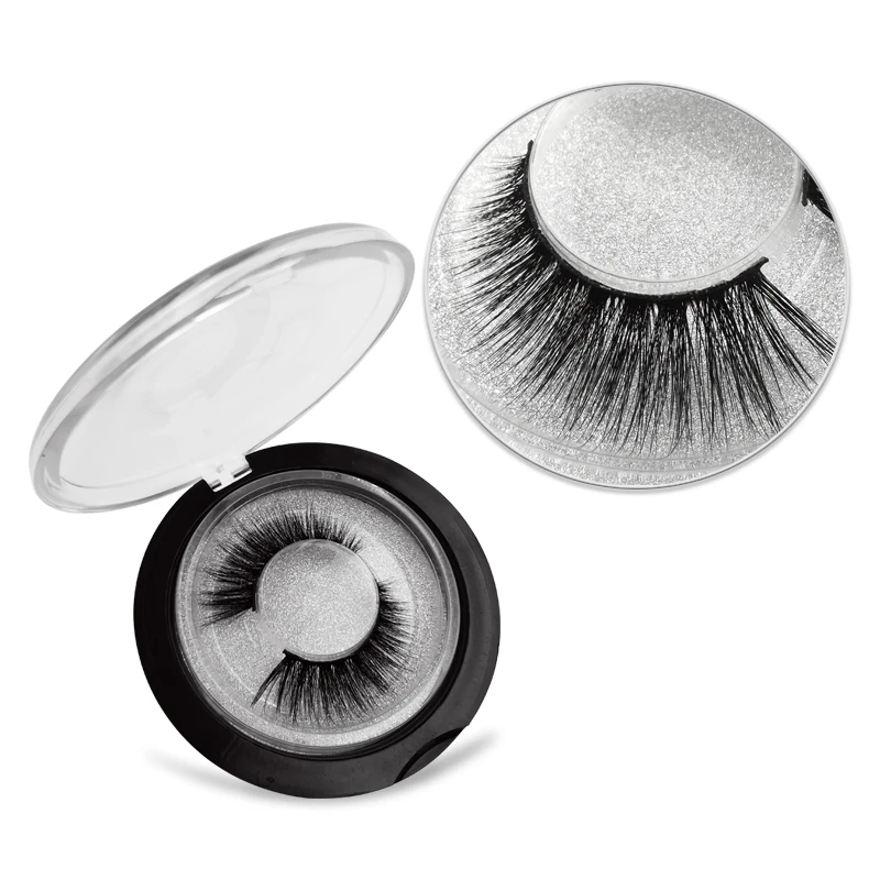 

New 1 Pair Naturalcrisscross FalseEyelashes MakeupMink Eyelashes Hand Made 1 Box 3D Mink Lashes 10mm Cilios