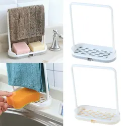 Новые ткань вешалка крылом раковина мочалка держатель мыло посуда Ванная комната Кухня 2 цвета