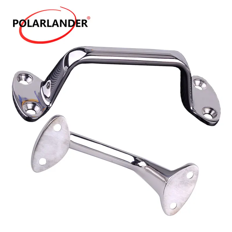 

100% New 316 Stainless Steel 15cm Marine Boat Yacth Large Cleat Door Hatch Grab Handle Handrail Boat Accessories Replacement