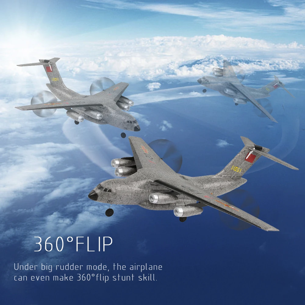 A130 Xian Y-20 модель военно-транспортный RC самолета 3CH EPP 2,4G дистанционного Управление самолет неподвижным крылом игрушки RTF для детей