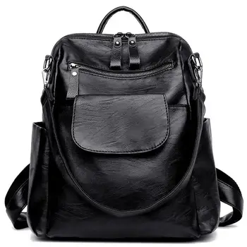 

New Casual Wild Multi-Function Shoulder Portable Dual-Use Backpack Women's Backpack Fashion Shoulder Bag Travel Backpack