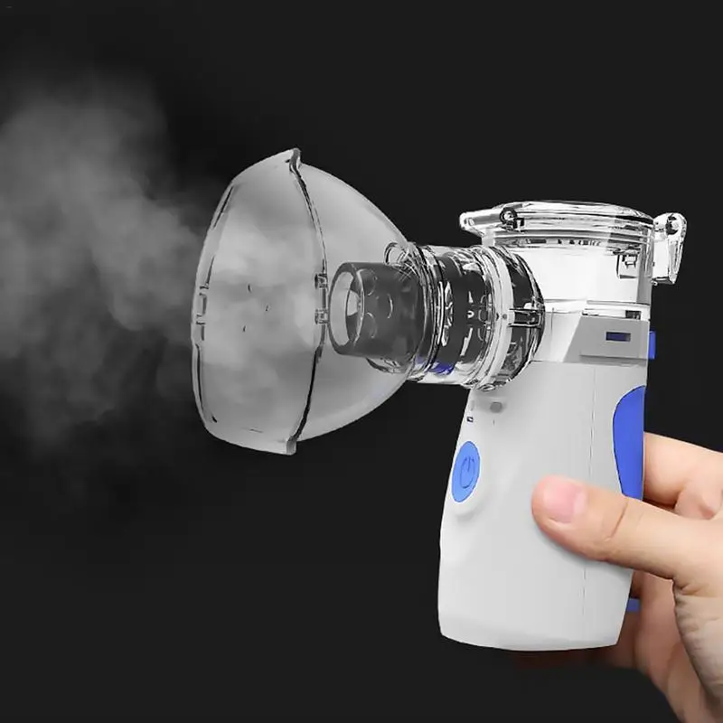

Handheld Steamer Portable Personal Ultrasonic Nebulizer Cool Mist Inhaler Kit Skin Moisturizer Mist Inhaler Nebulizer