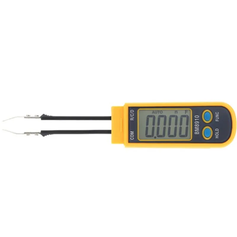 GUOCAO BM8910 Handheld Smart SMD Tester Tweezers Resistor Capacitor Diode Intelligent Testing Clips Resistance Meter GUOCAO BM8910 Handheld Smart SMD Tester Tweezers Resistor Capacitor Diode Intelligent Testing Clips Resistance Meter