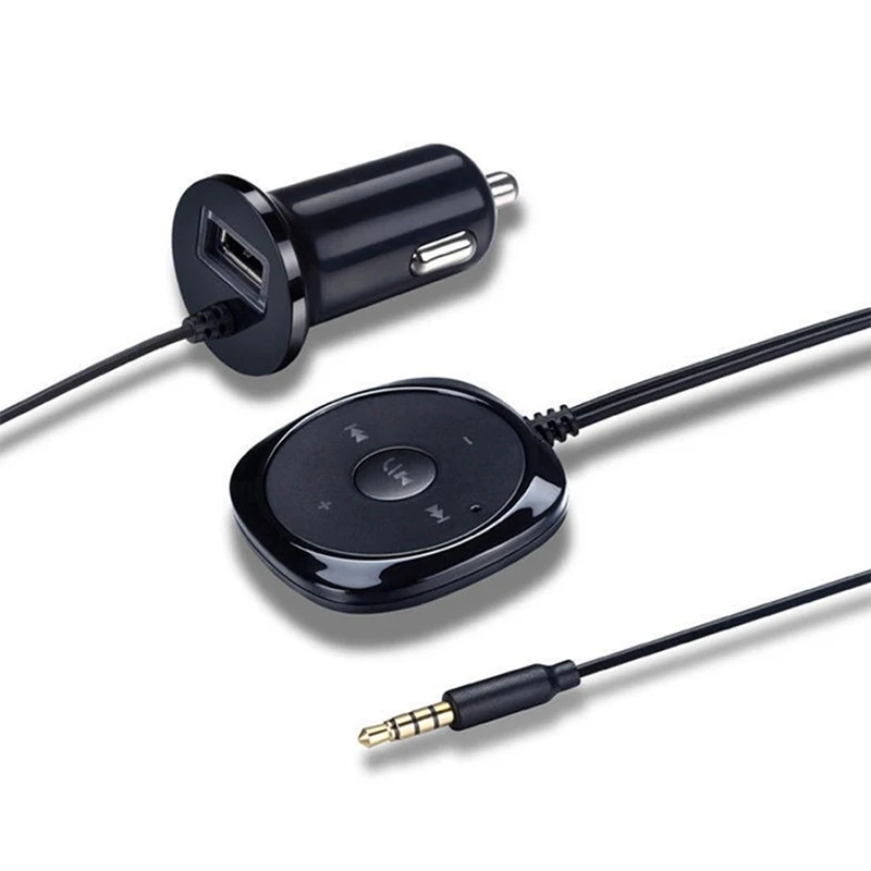 Автомобильный Bluetooth Hands-Free беспроводной автомобильный 3,5 мм приемник Bluetooth музыкальный аудио приемник адаптер