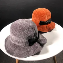 Pelosi отправка корейских шляп. Осенняя и зимняя шапка Shenil в рыбацком стиле. Классическая шляпа с бантом в английском и японском стиле. Складная шапка для бассейна