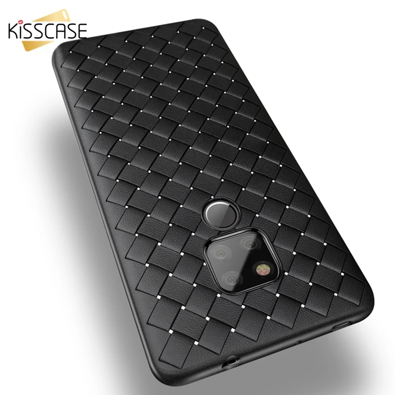 KISSCASE ультра тонкий чехол для телефона huawei P20 mate 20 Pro тканый сетчатый узорчатый