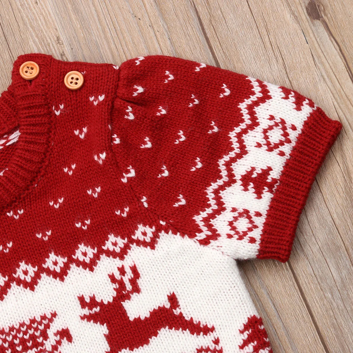 Брендовое рождественское вязаное шерстяное платье-свитер для новорожденных девочек нарядное платье-пачка Рождественская одежда