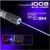Pointeur Laser Violet LED haute puissance 5W, 5000m 405nm, bleu Violet, UV, Laser, torche assortie, brûlure, détecteur de contrefaçon de Cigarettes ► Photo 3/5