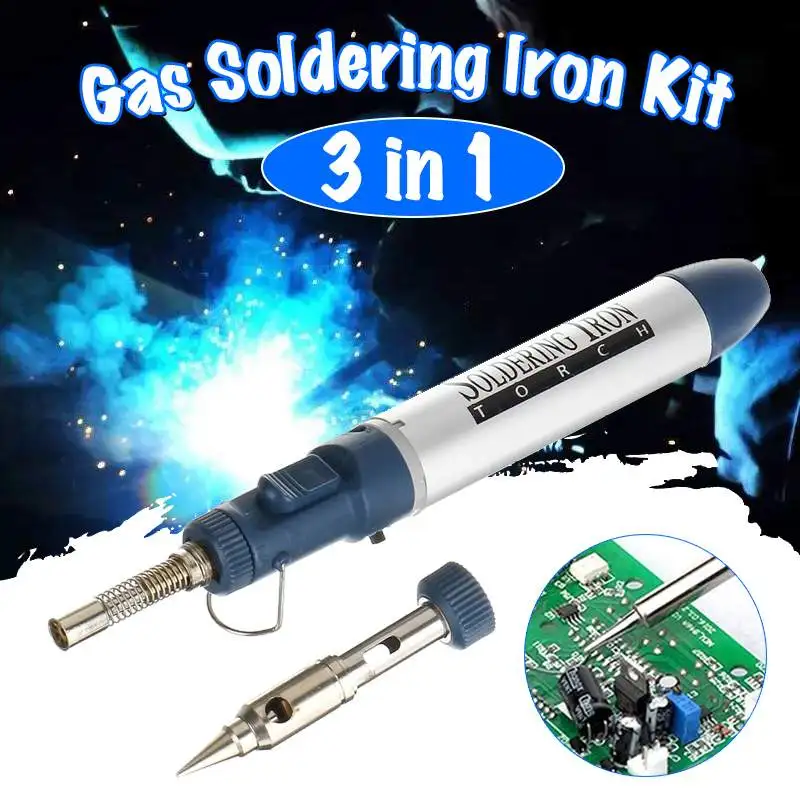 

FORGELO Professional Butane Gas Soldering Iron Cordless Welding Torch Solder Tool Electric Gas Soldering Iron Tools