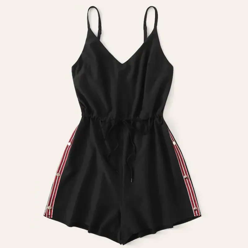 

Summer Women Jumpsuits Strapless Chest Wrapped One Piece Running Shorts Rompers Women Jumpsuit Solid Playsuits Sport new #65