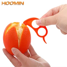 HOOMIN Оранжевый Овощечистка терка для лимонов оранжевый пилинг устройство фруктовый пилинг устройство цитрусовый нож кухонные инструменты Гаджеты случайный цвет