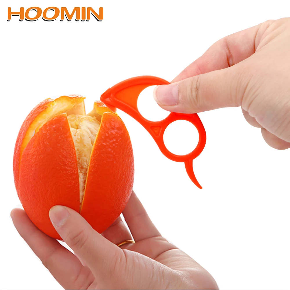 

HOOMIN Orange Peeler Lemon Slicer Orange Peeling Device Fruit Peeling Device Citrus Knife Kitchen Tools Gadgets Random Color