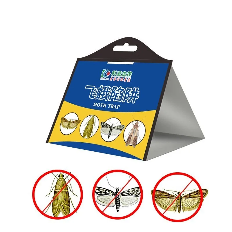 

10pcs/lot Effective Fly Moth Trap Pest Control Moth Killer Mole Repeller Pest Reject Fly Trap Insects Family Factory Restaurant