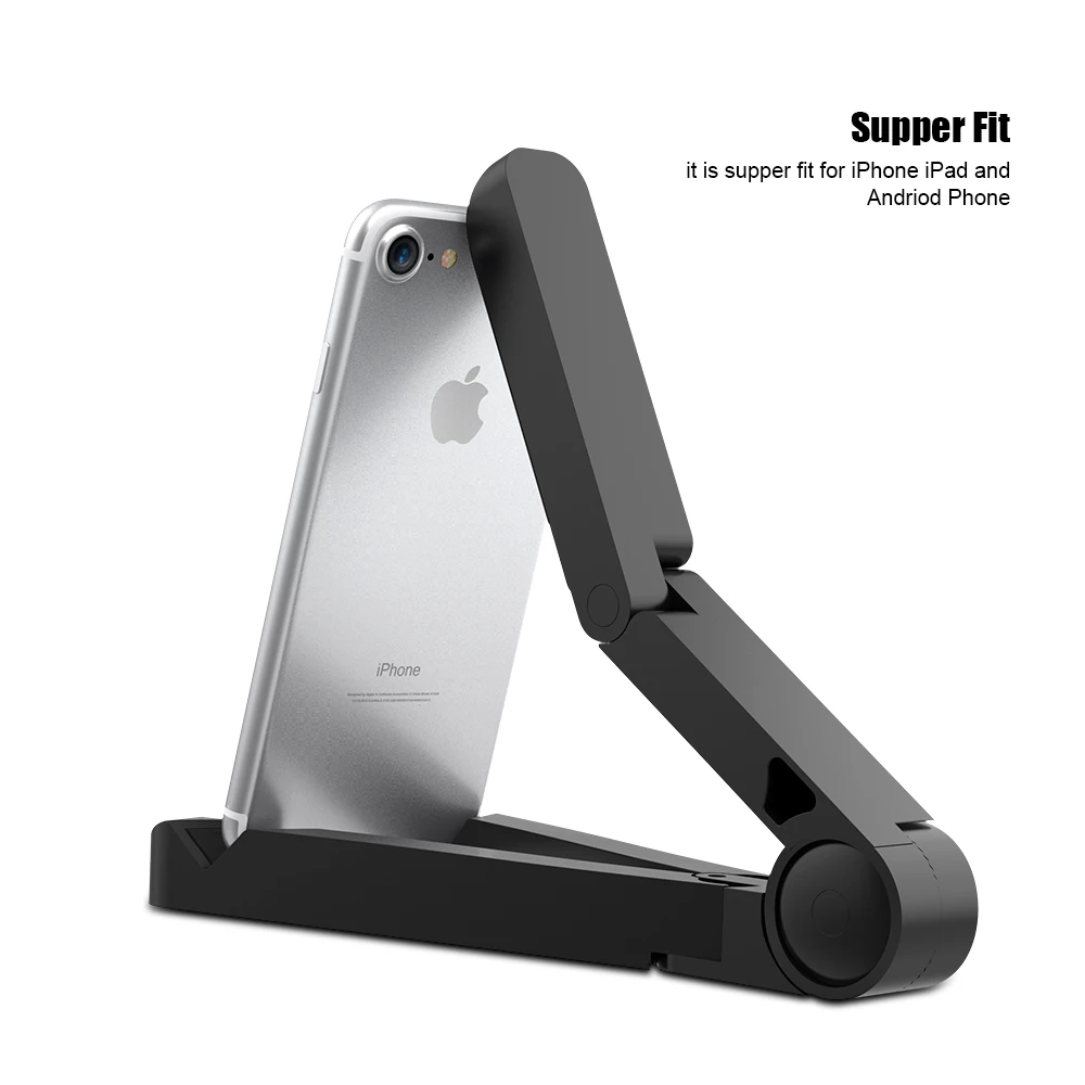 

KISSCASE Universal Tablet PC Folding Lazy For iPad Air Mini 1 2 3 4 For Samsung Phone Stand Holder 360 Degree Rotating Folding