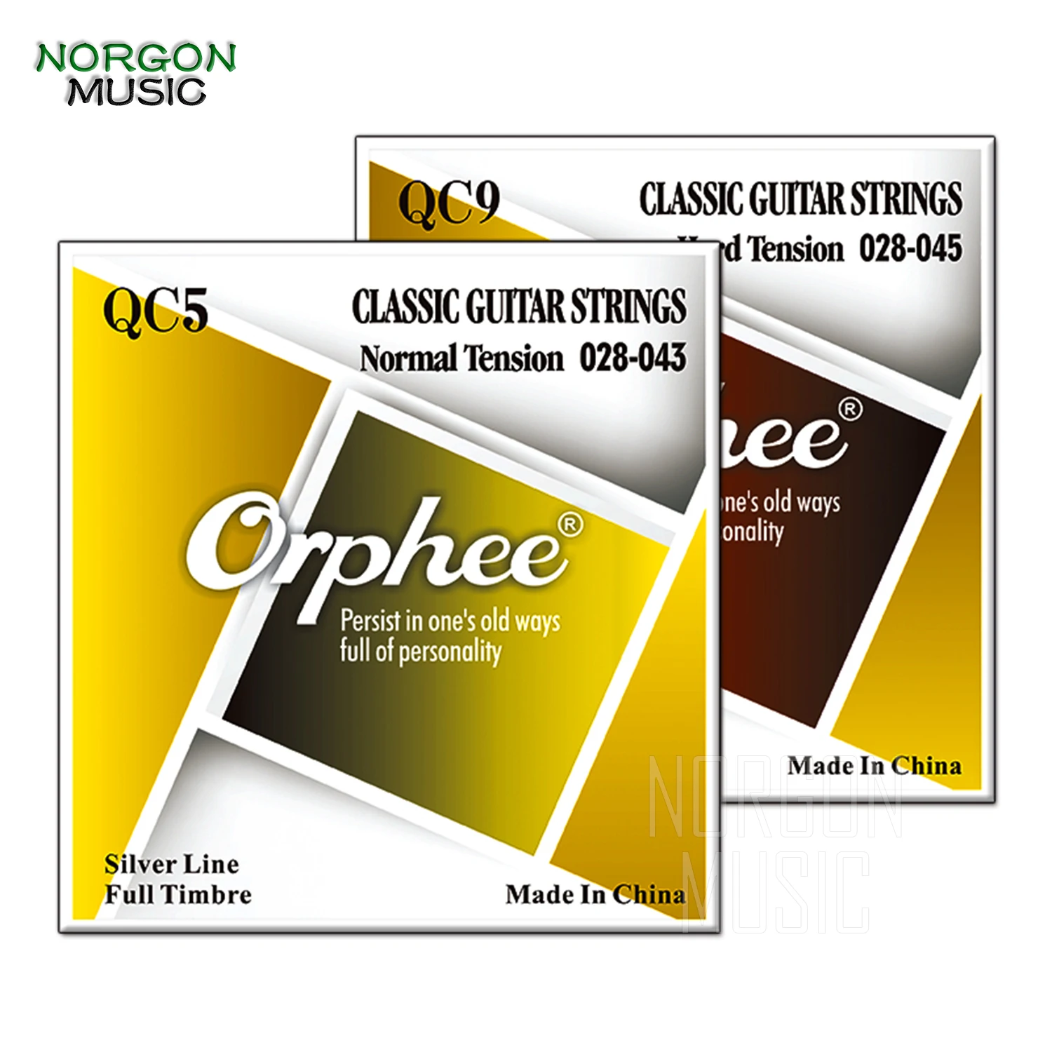 Orphee Классические гитарные струны QC серии QC5 QC9 Прозрачный нейлон 1 комплект