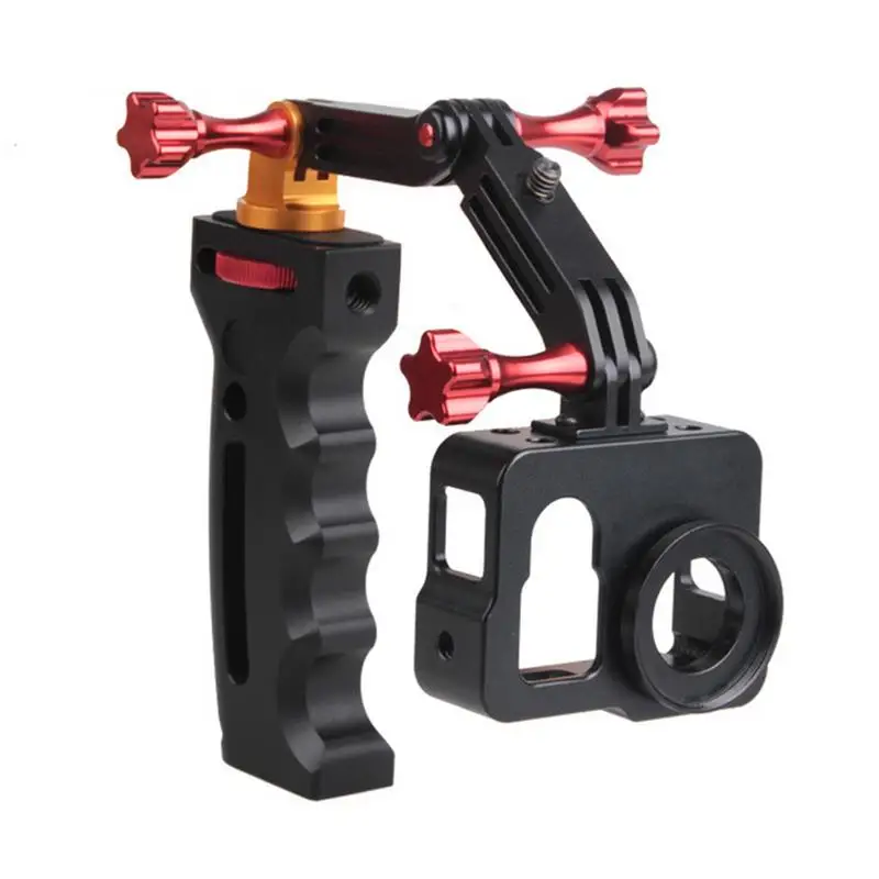 

1/4" Screw Aluminum Alloy Tripod Camera Handheld Stabilizer Video Stabilizer with Quick Release Plate for Gopro Hero 7 6 5 4 3